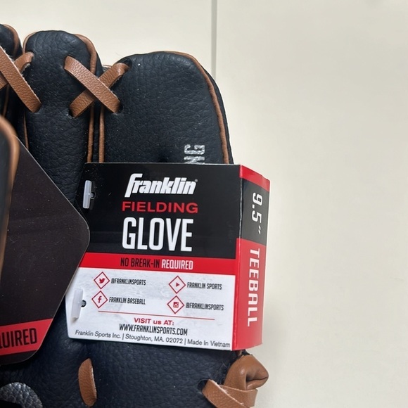 ❤️ 🆕 FRANKLIN Sports 9.5" RTP Series T-Ball Glove, Left Hand Throw - Picture 5 of 5